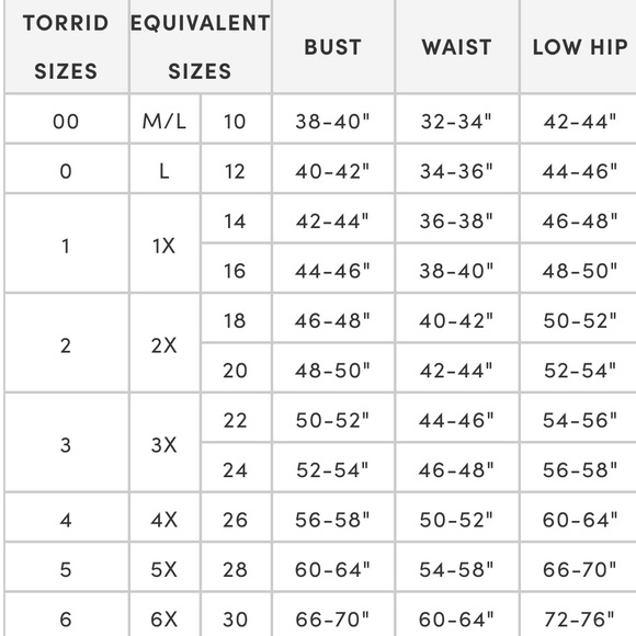 Torrid Super Soft slub Tee size 1 - Picture 4 of 4